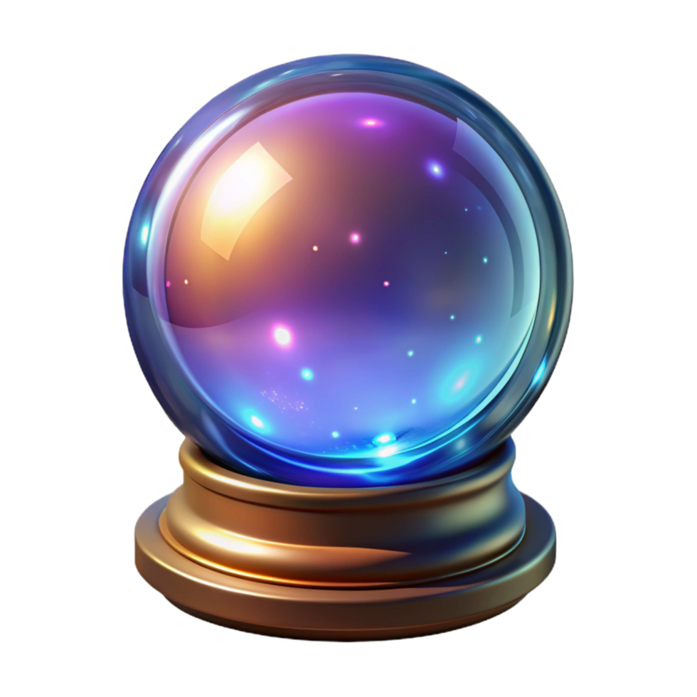 Mystic Glass Orb Future Visions png