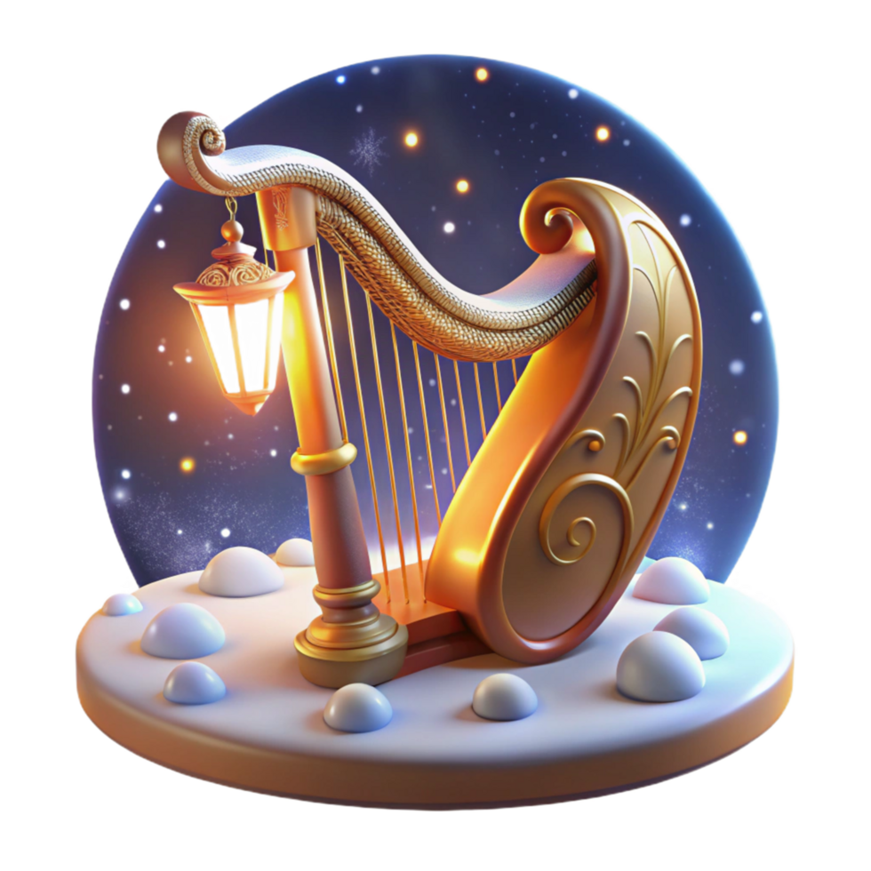 Winter Harp Lantern png