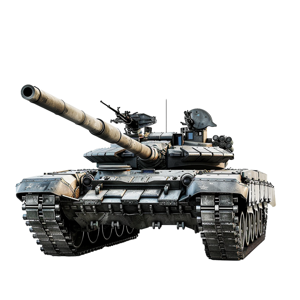 Powerful Russian T90 Main Battle Tank Military Vehicle Warfare Machine, png