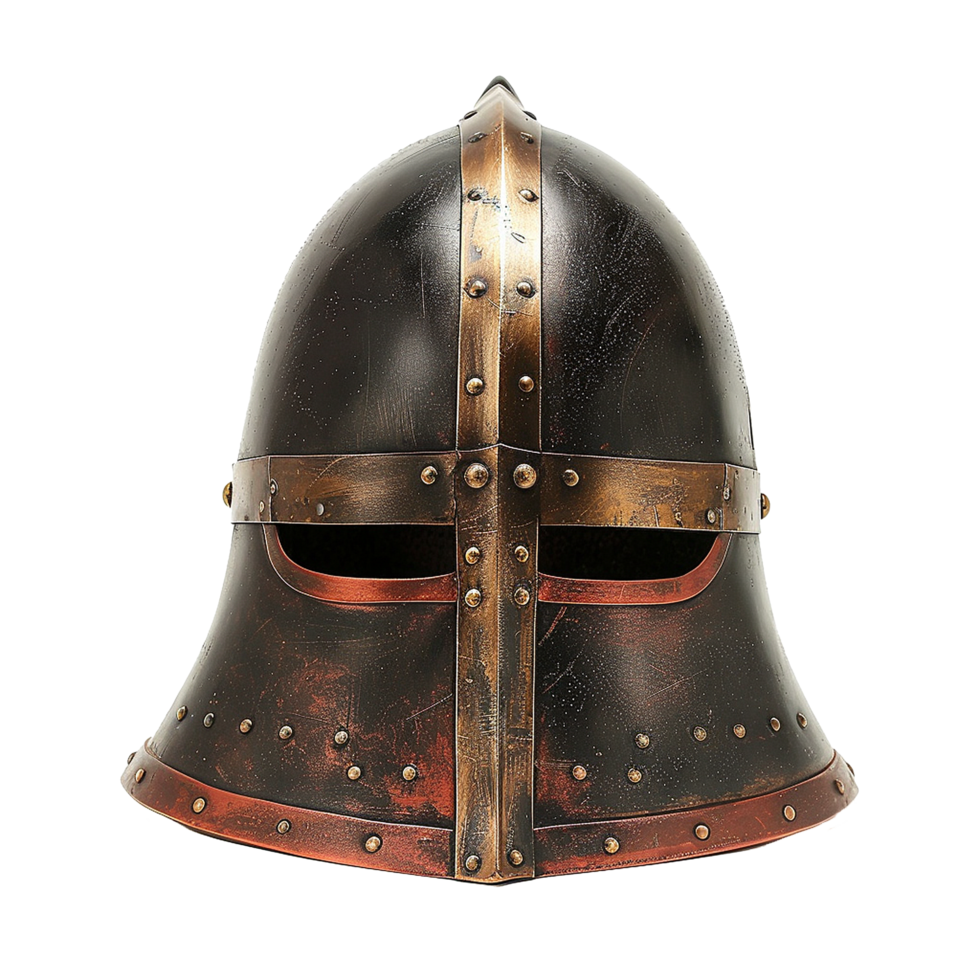 Medieval Knight Helmet Antique Metal Armor Protection png