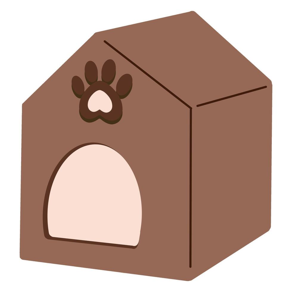 Cartoon Dog House Illustration vector