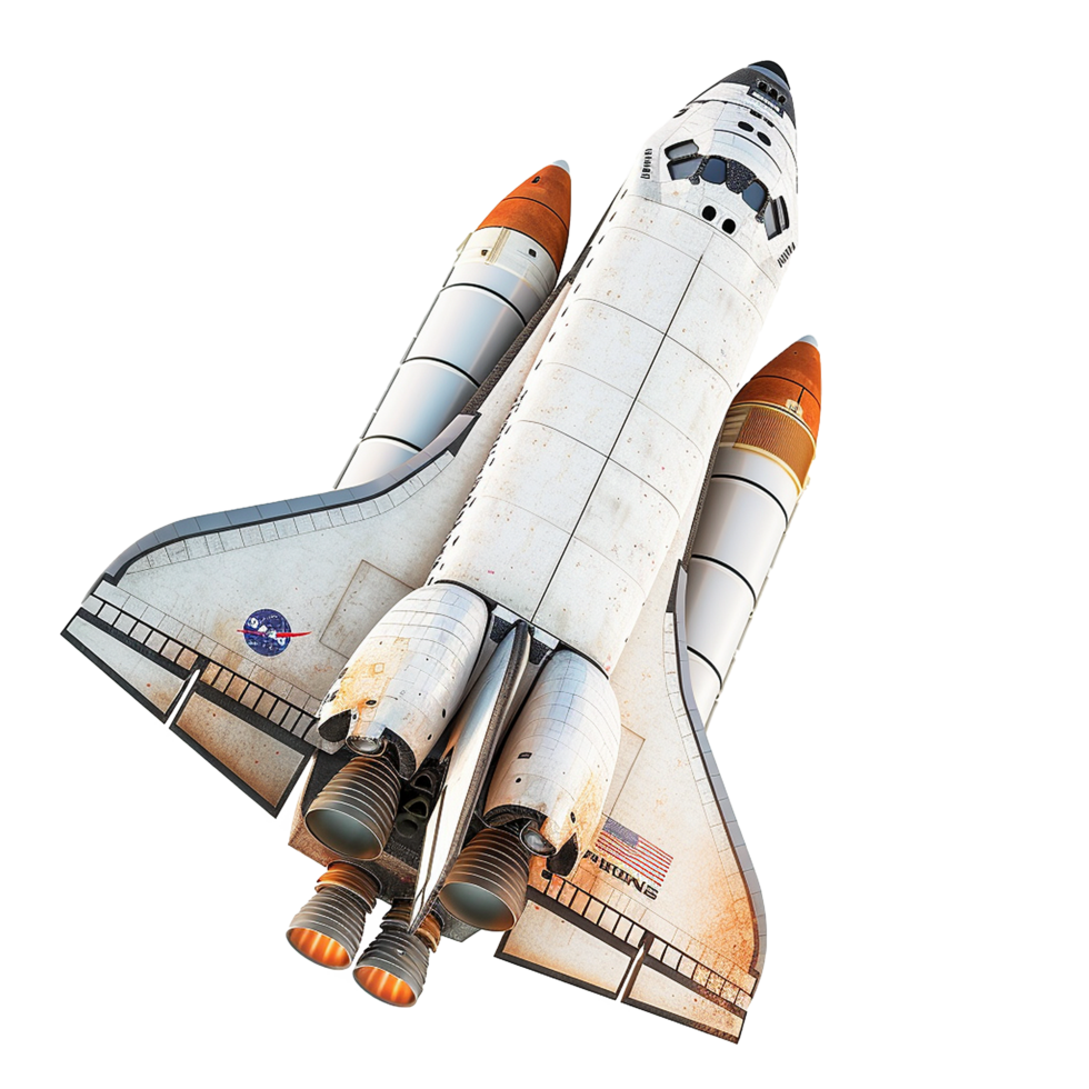Space Shuttle Ascent Powerful Engines NASA Mission png