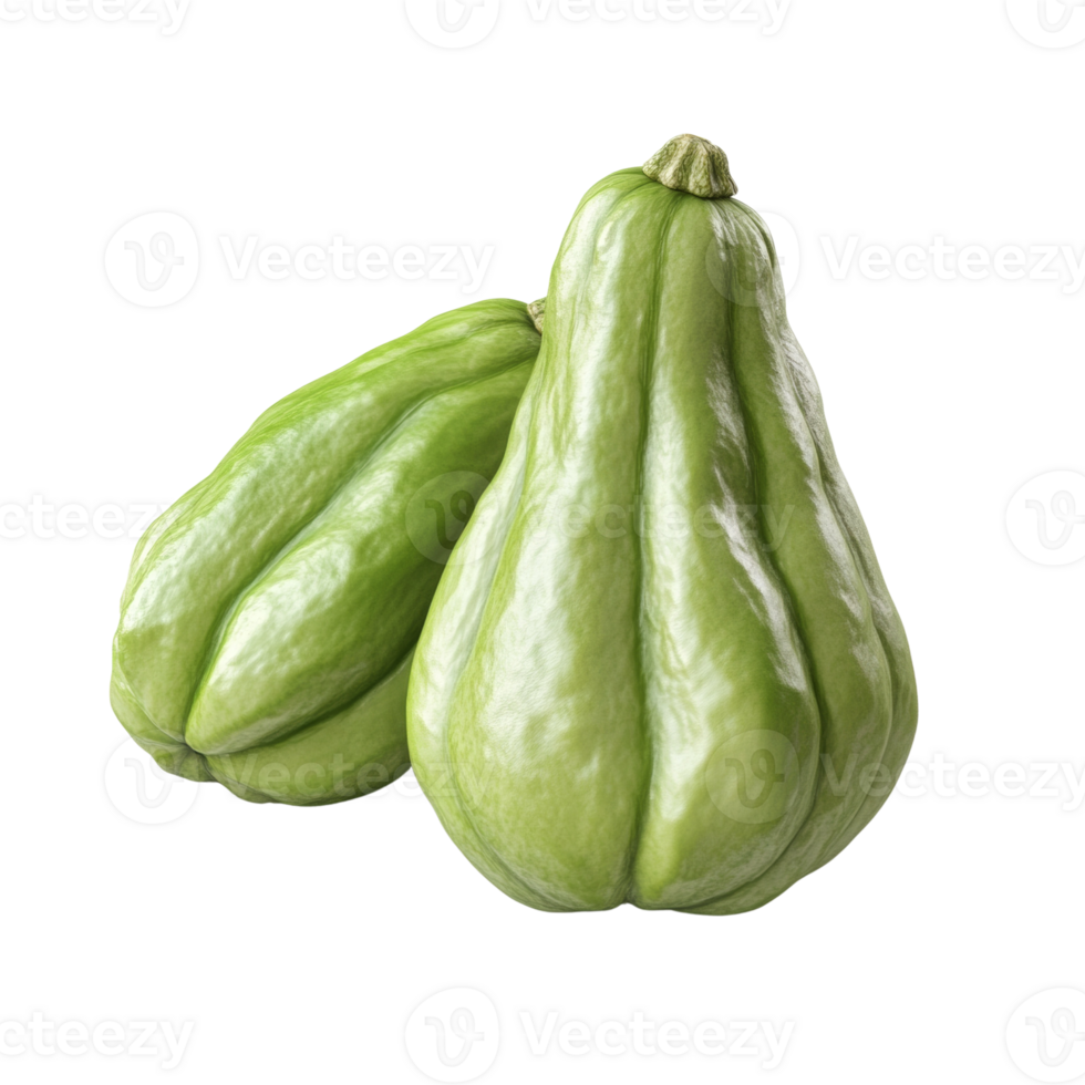 Two ripe chayotes ready for culinary use png