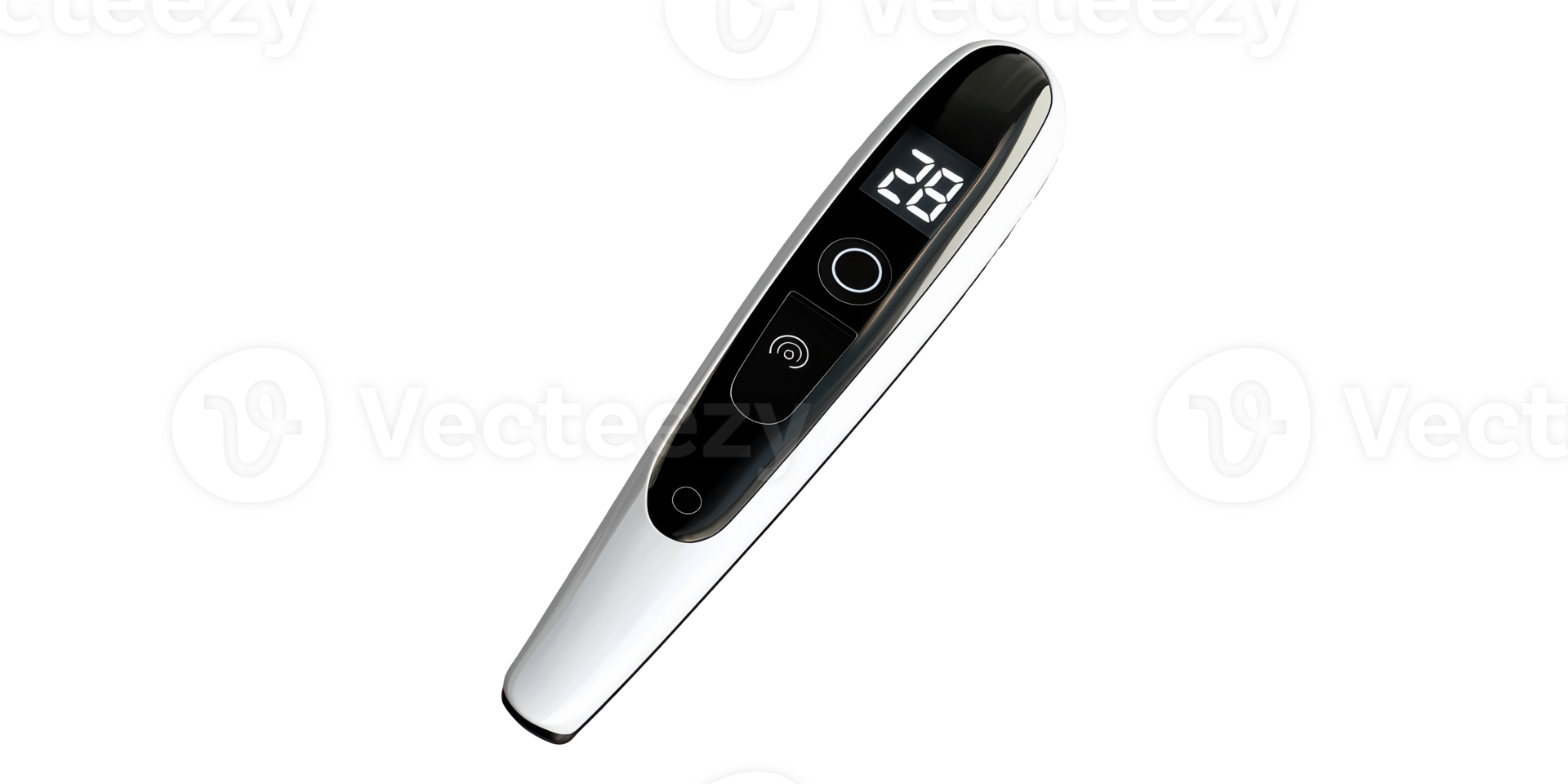 Digital thermometer with lcd display isolated on transparent background png