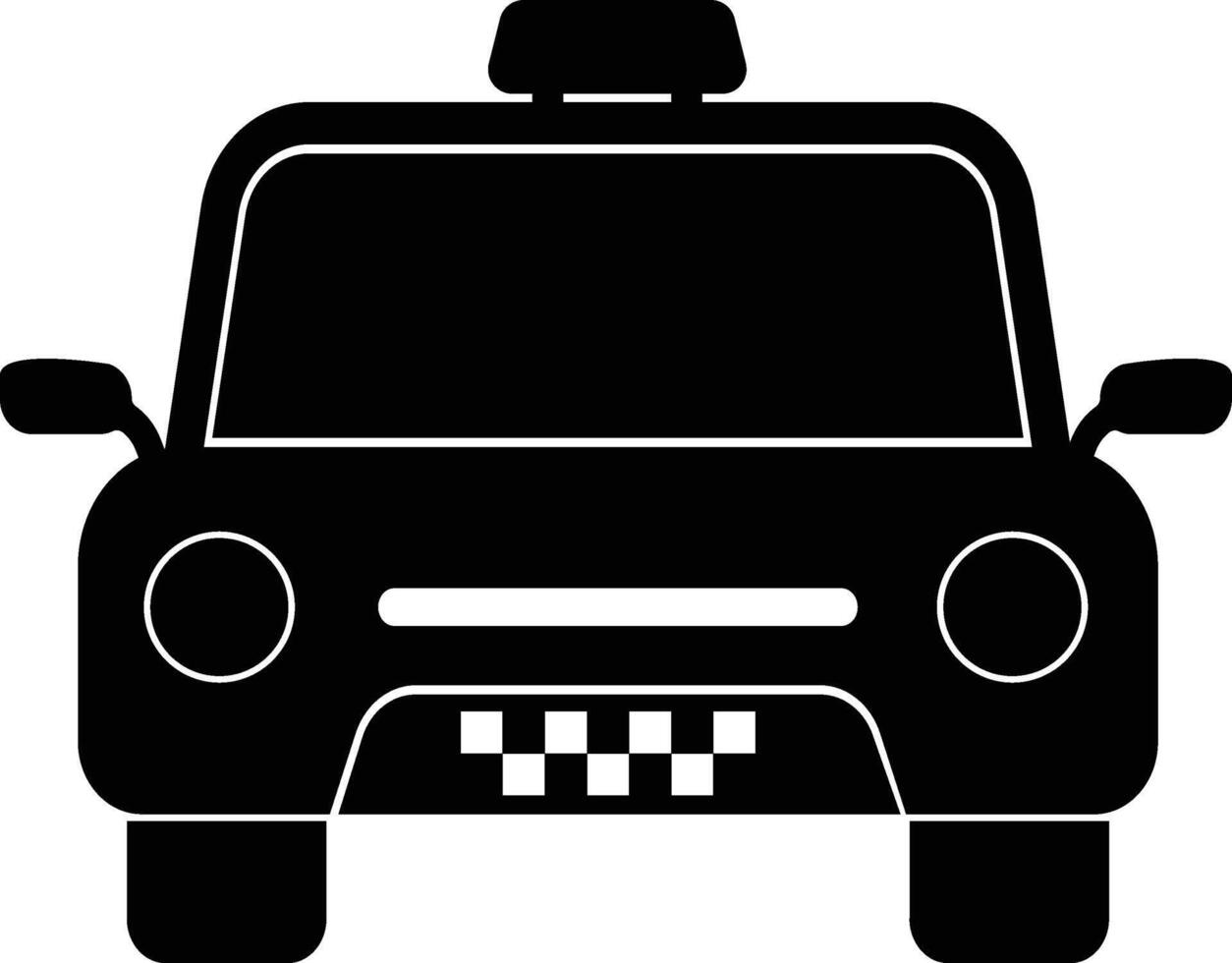 Car Taxi Transport Symbol Icon vector