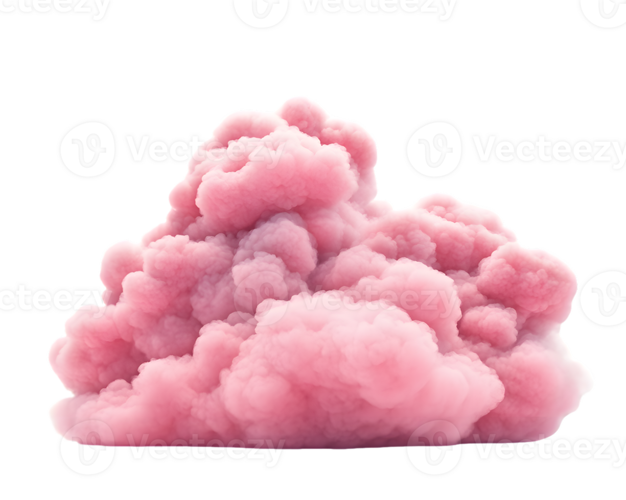 Abstract Pink Cloud Formation Dreamy Pastel Texture png