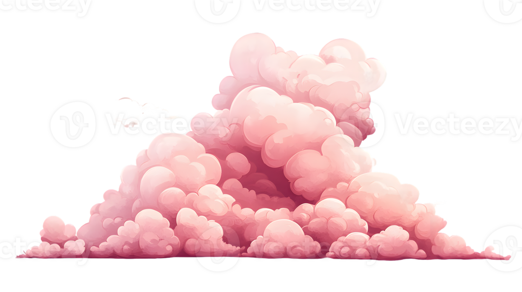 Dreamy Pink Cloud Pixel Art png