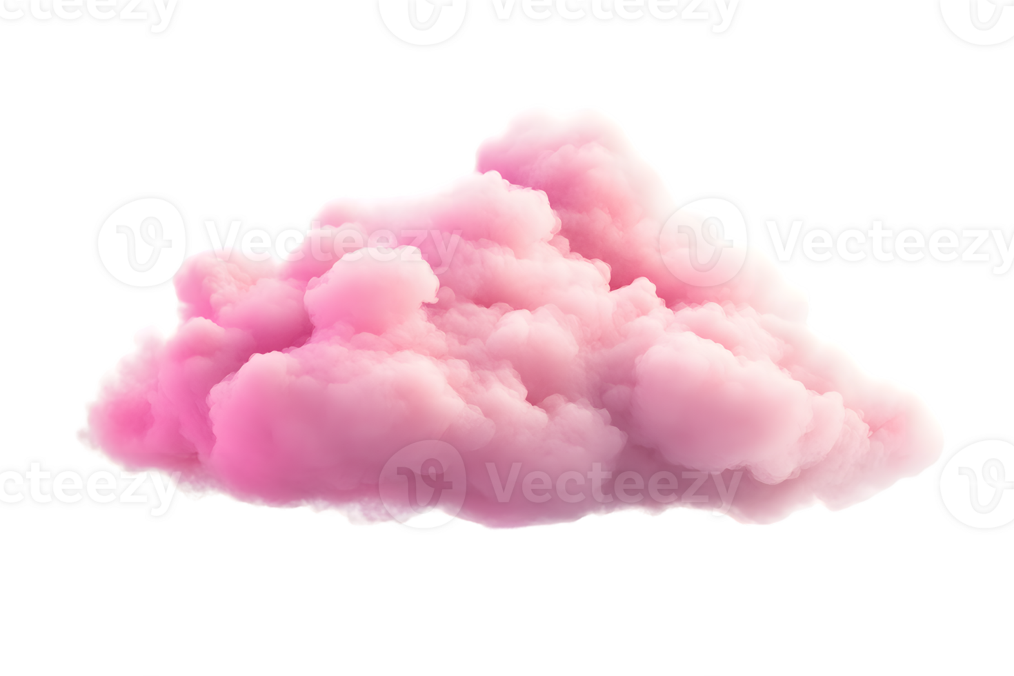 Dreamy Pink Fluffy Cloud png