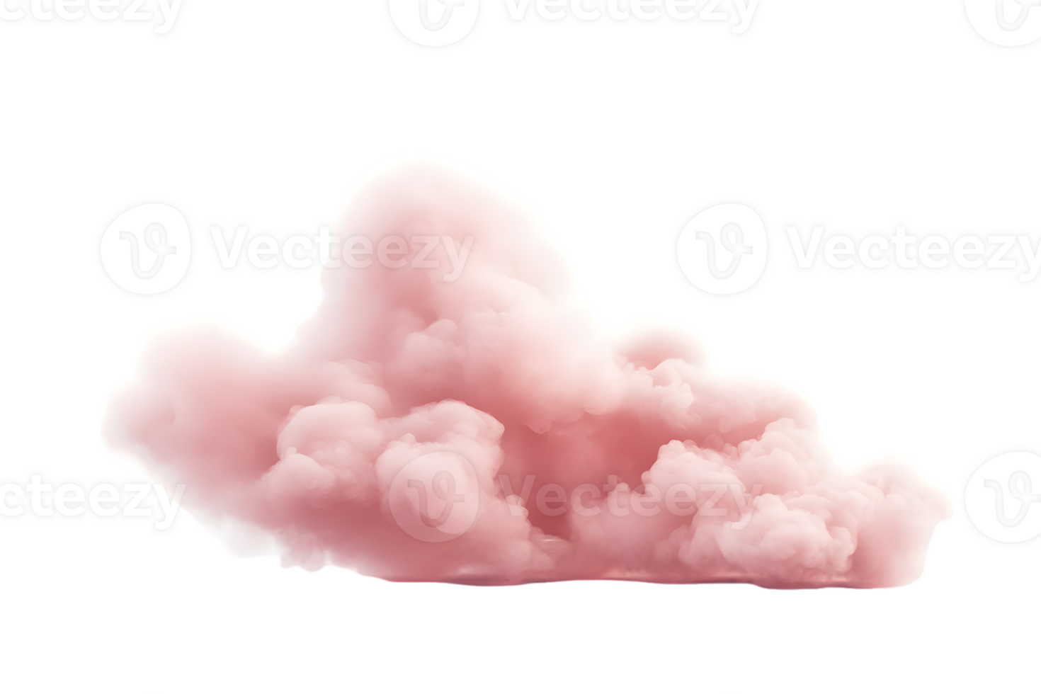 Ethereal Pink Cloud Formation Digitally Rendered png