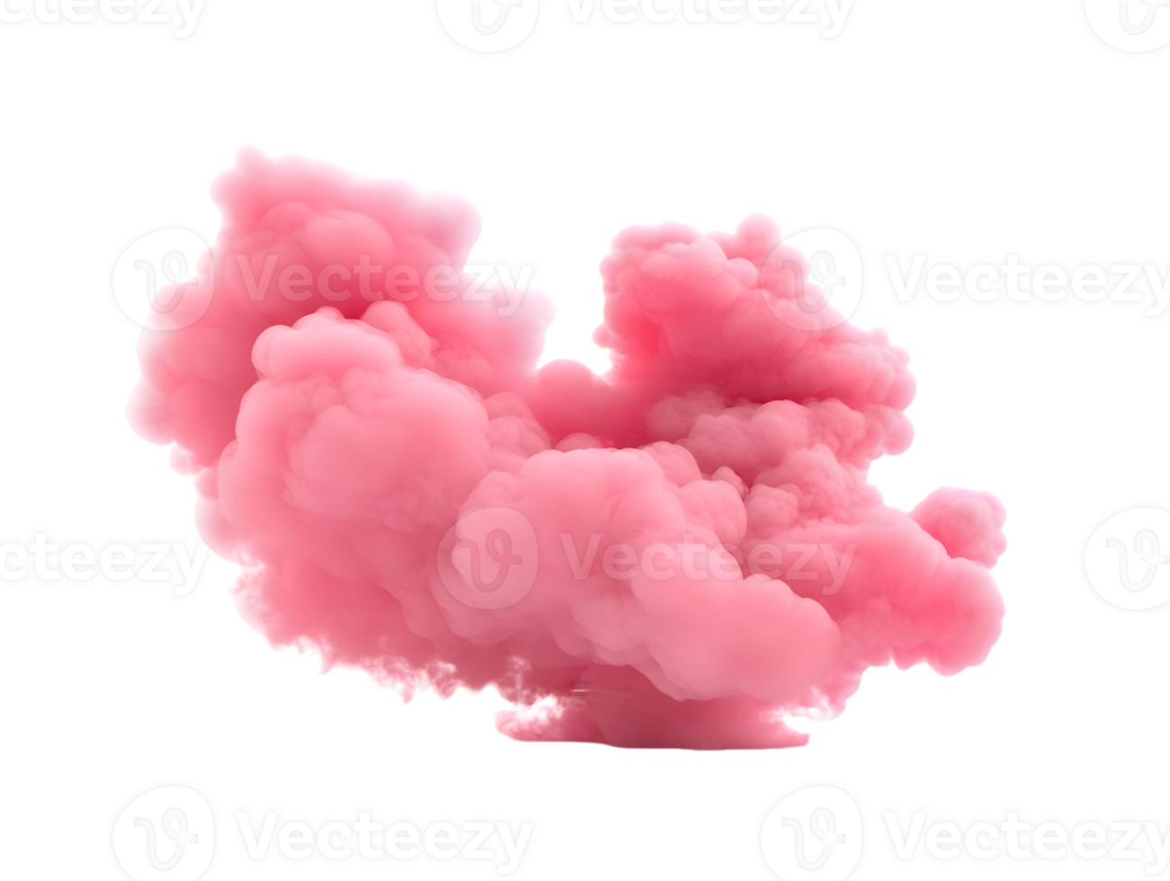 Ethereal Pink Smoke Cloud Abstract png