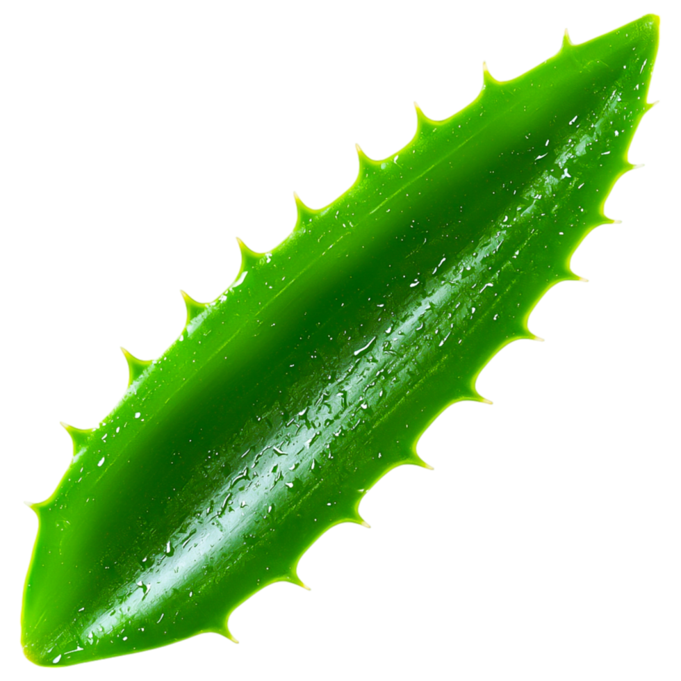 Fresh Green Aloe Vera Leaf png