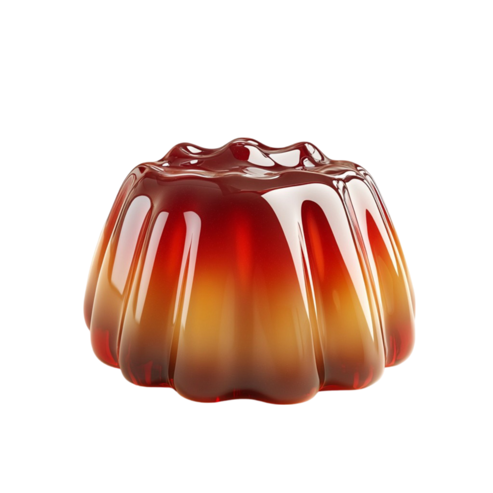 Red Gelatin Mold Dessert png