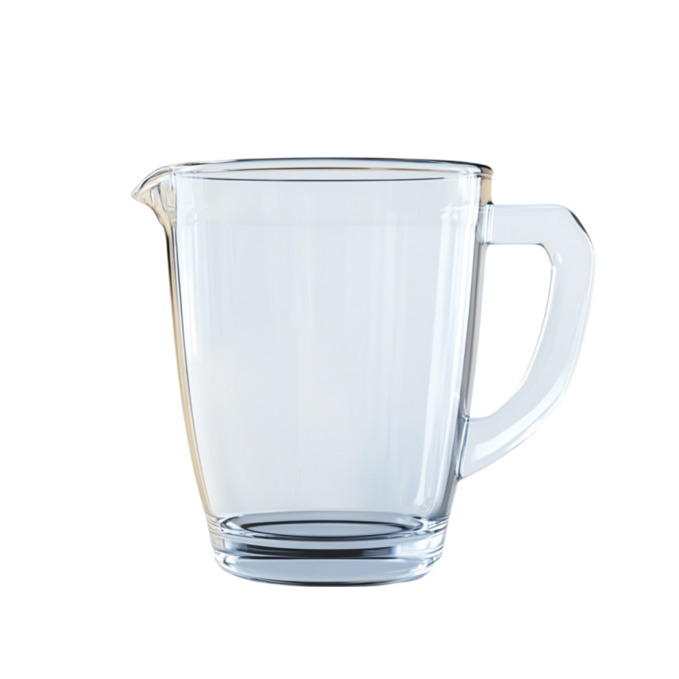 Transparent Glass Pitcher for Water or Beverages png