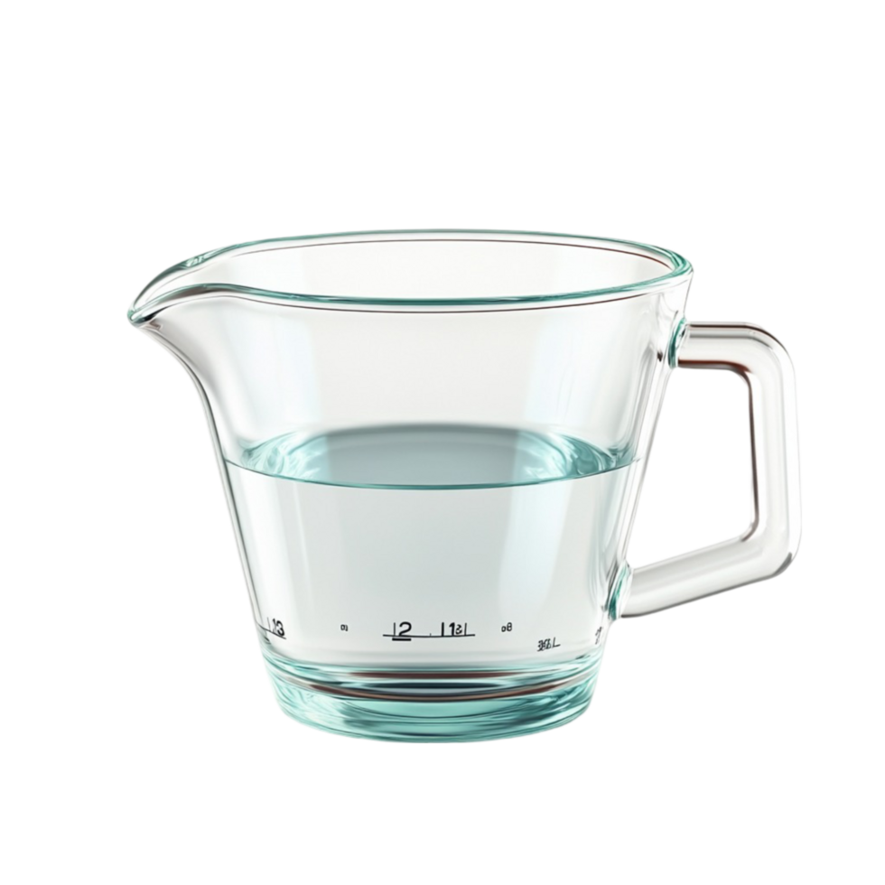 Transparent Glass Pitcher for Water or Juice png