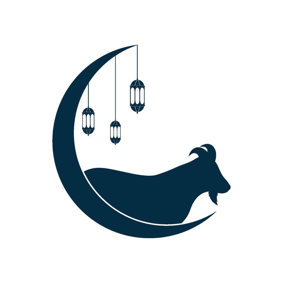 Eid al adha icon illustration design template vector