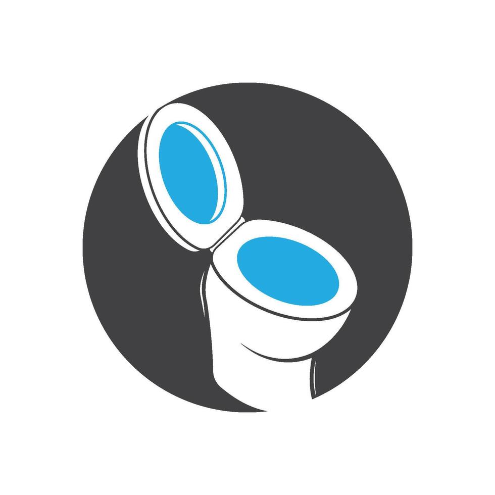 Toilet icon on white background. vector