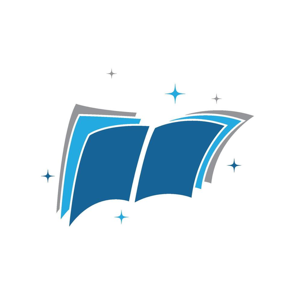 Book Logo Illustration flat design vector