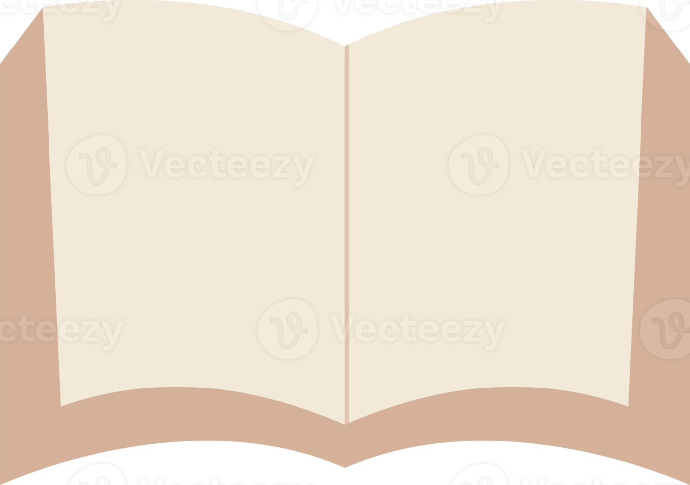 Minimalist Illustration of Open Book png