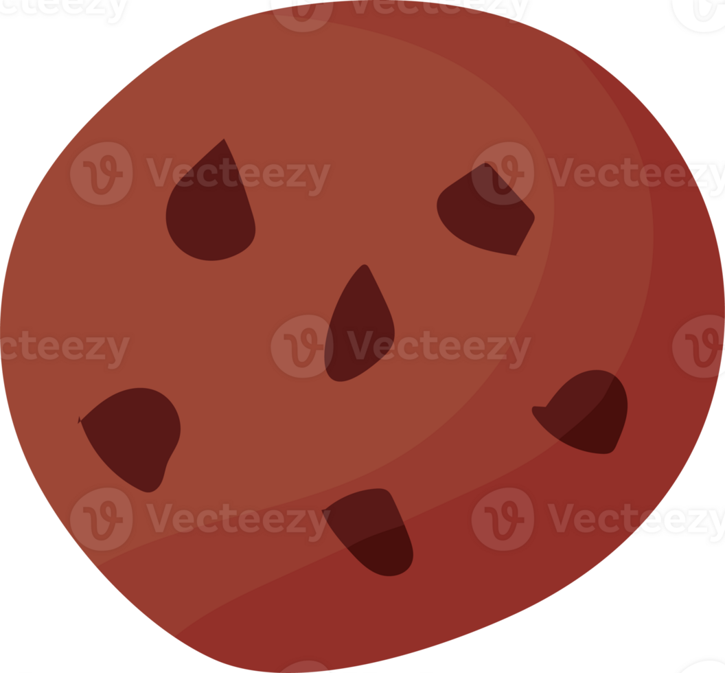 Illustration of Chocolate Chip Cookie png