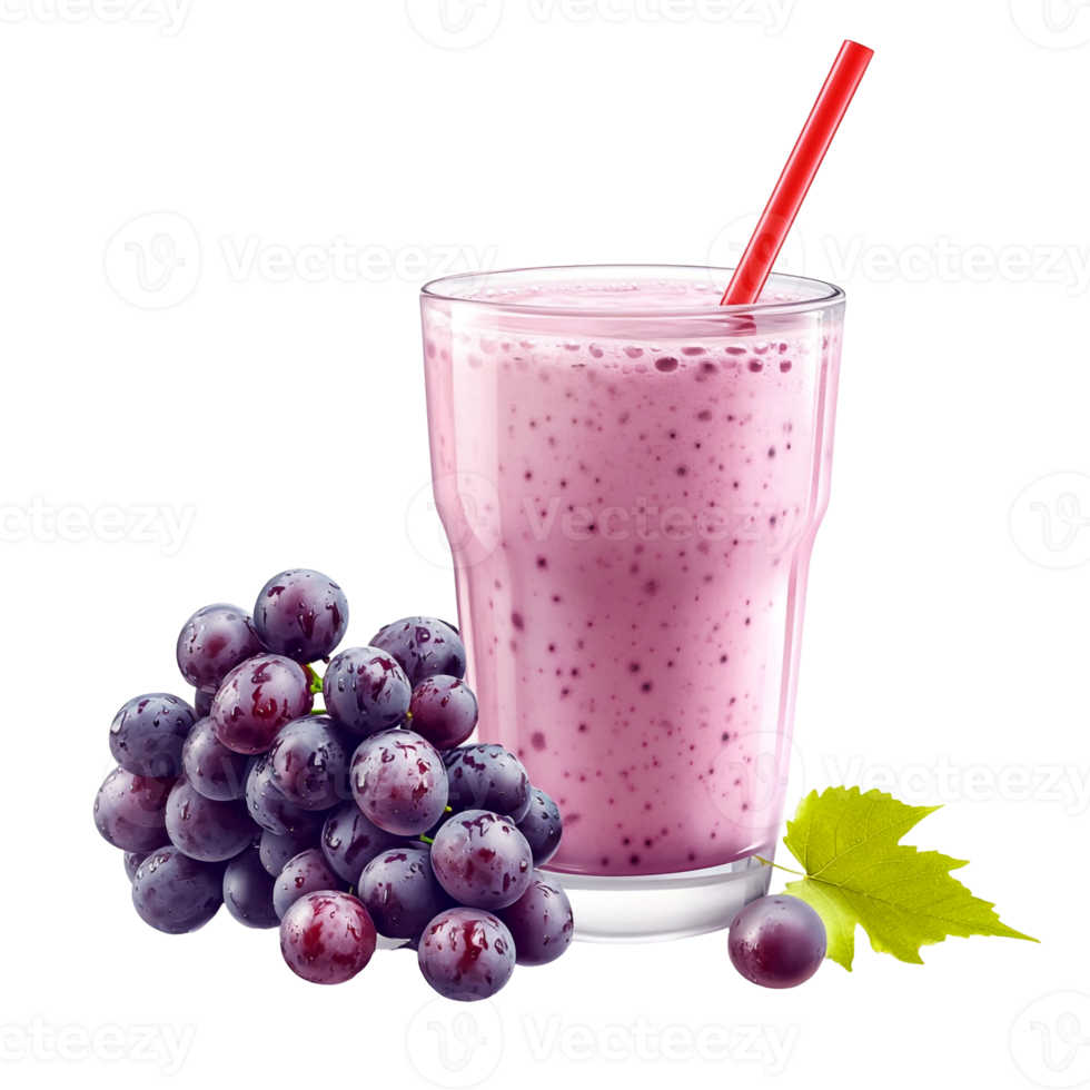 Perfectly Blended Grape Smoothie Drink png