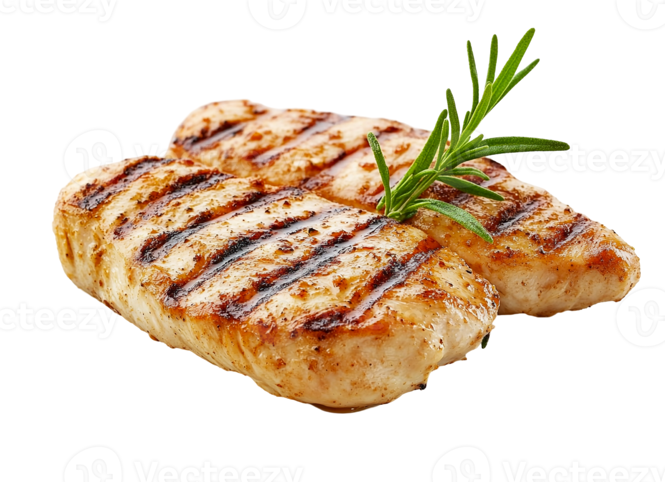 Tender Grilled Chicken Fillet with Herbs png