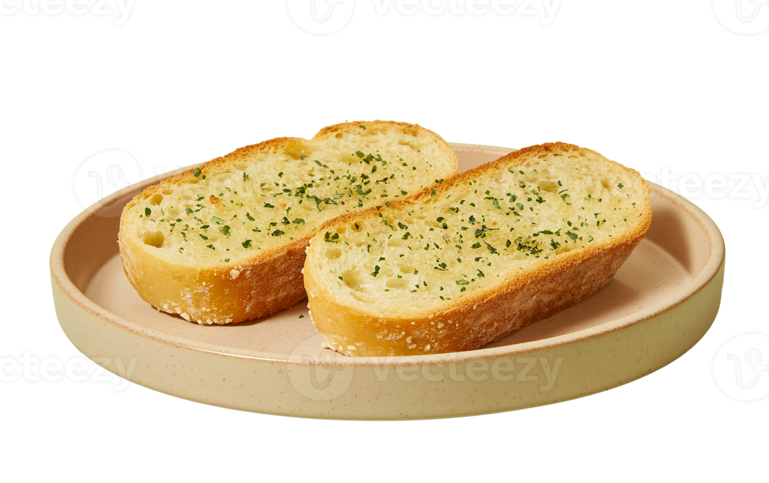 Perfectly Crisp Garlic Bread Slices png