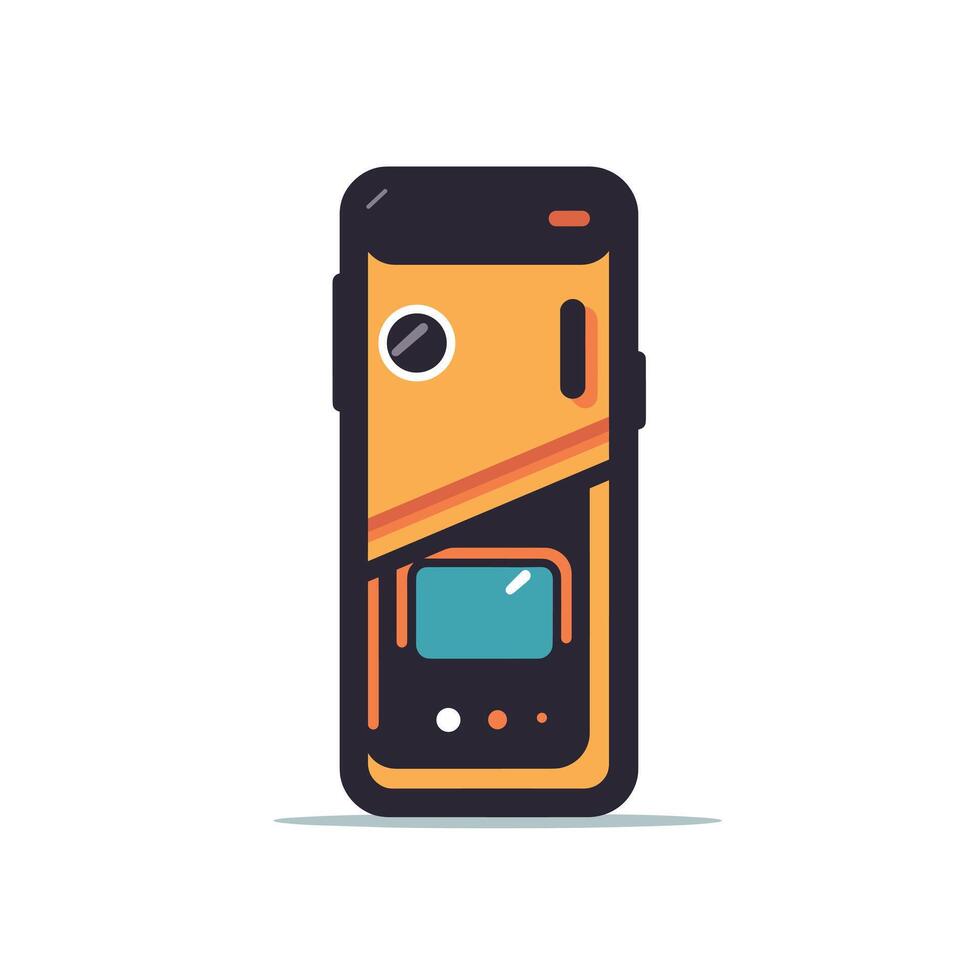 Vintage camera design with bright colors inspired by classic photography equipment vector