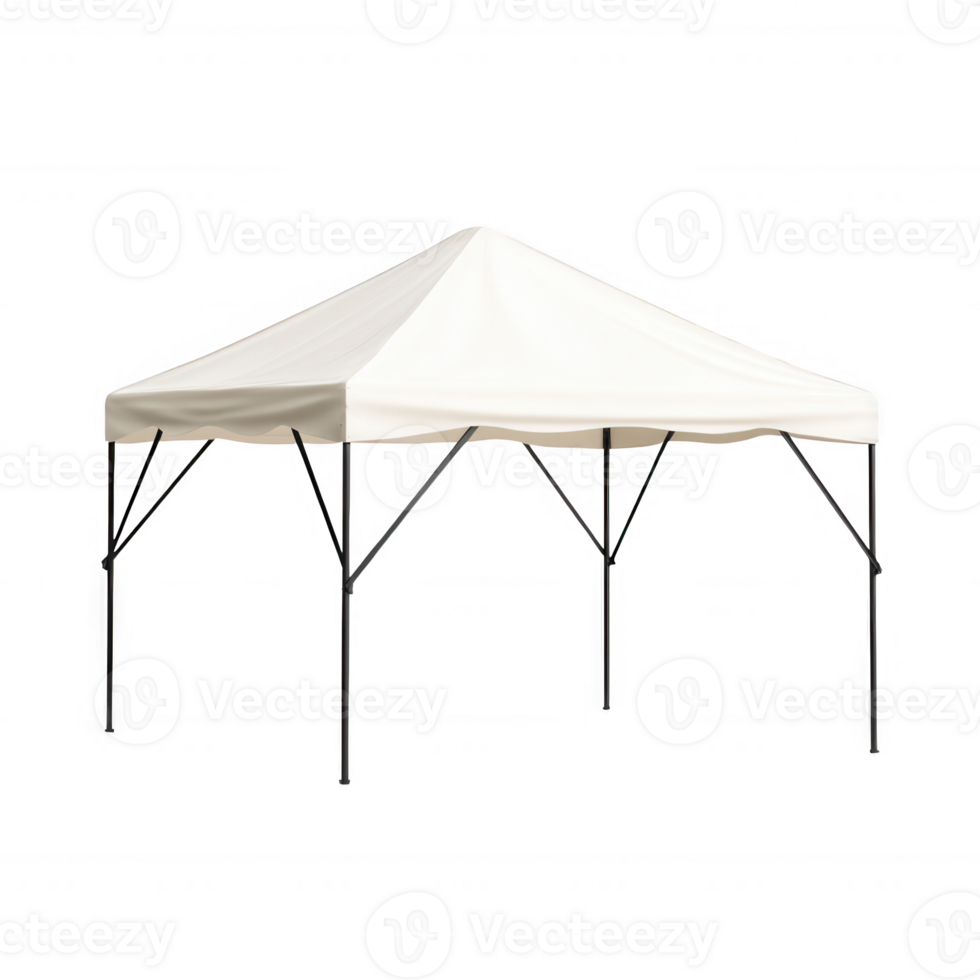 A spacious white canopy tent ideal for outdoor events and gatherings. png
