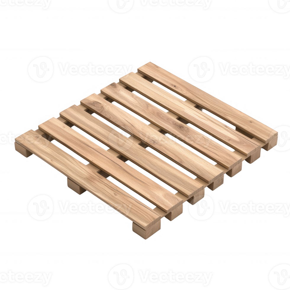 A wooden pallet suitable for storage and shipping needs, ideal for various purposes. png