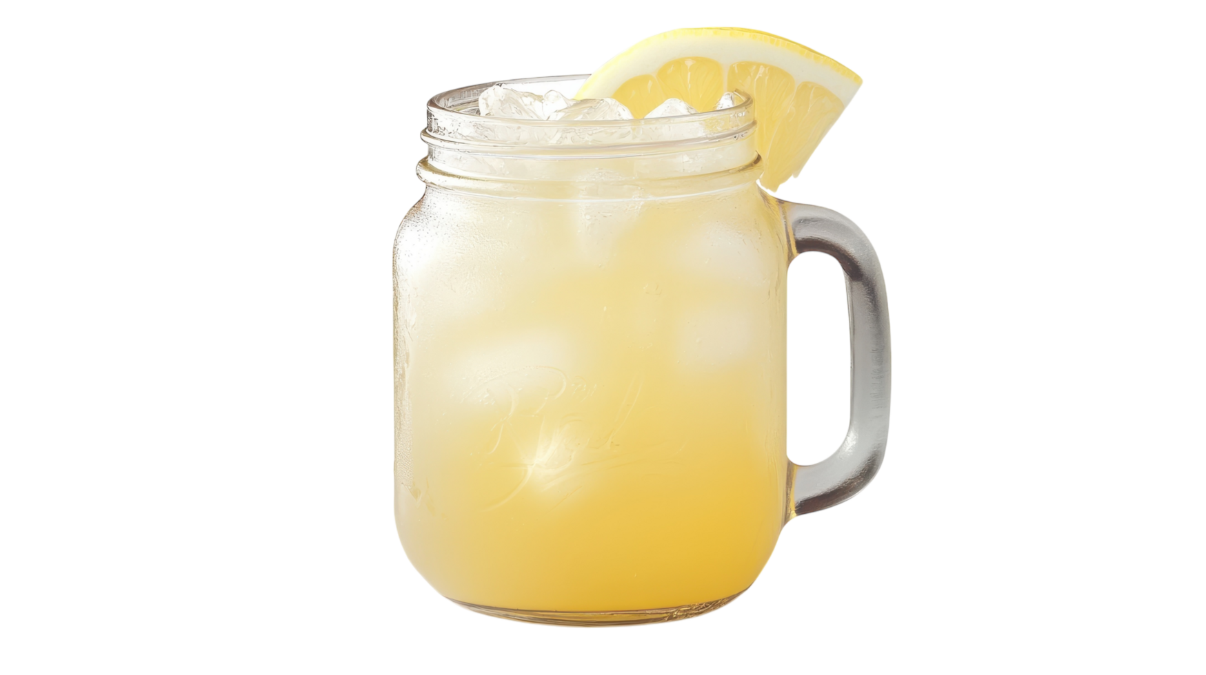 Refreshing Lemonade in a Clear Glass Mason Jar Perfect for Summer Gatherings and Parties. png