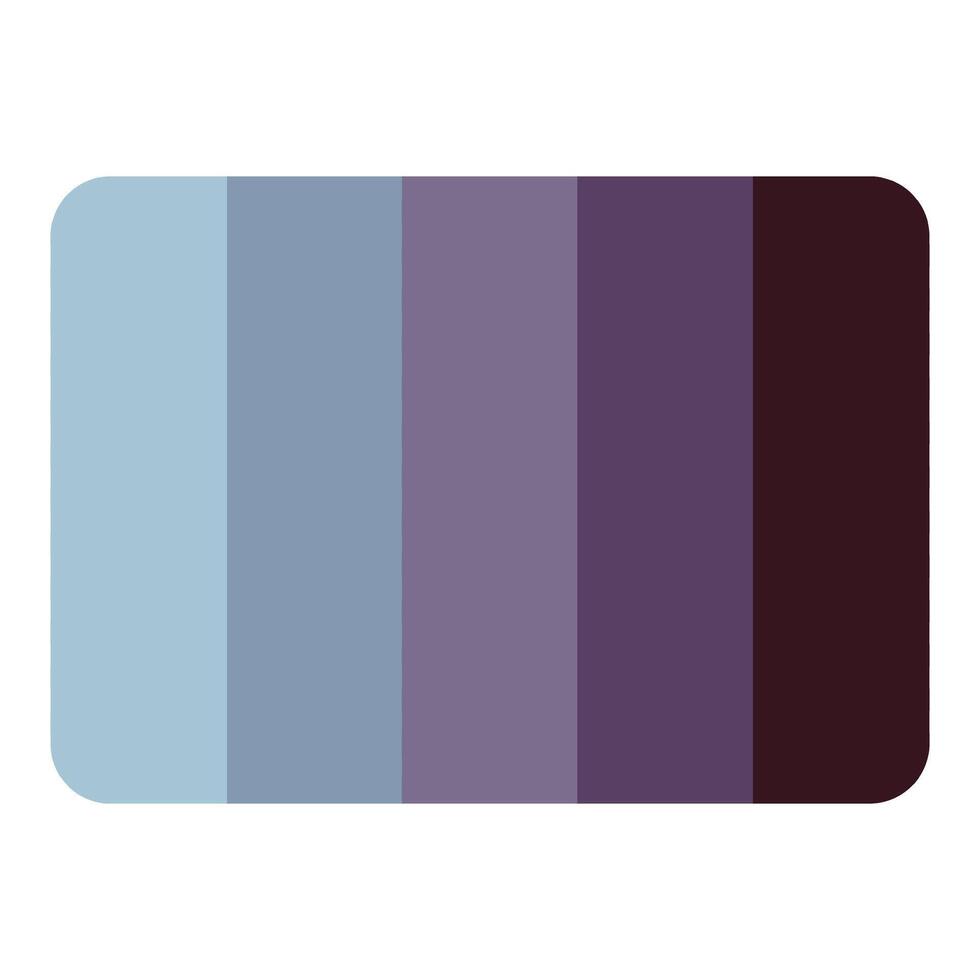 Desaturated Color Gradient Palette vector