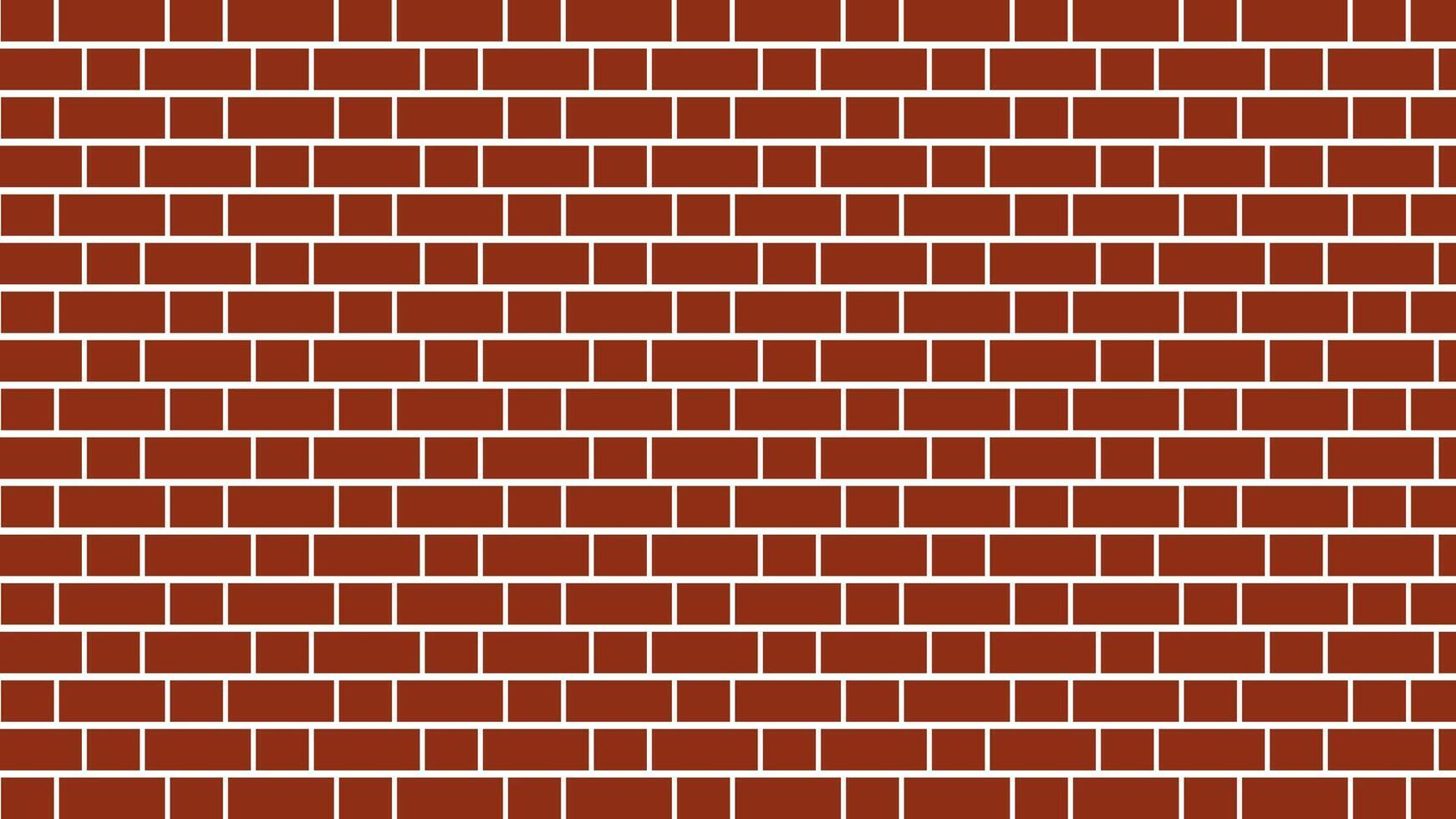 Illustration of abstract brown brick background. vector