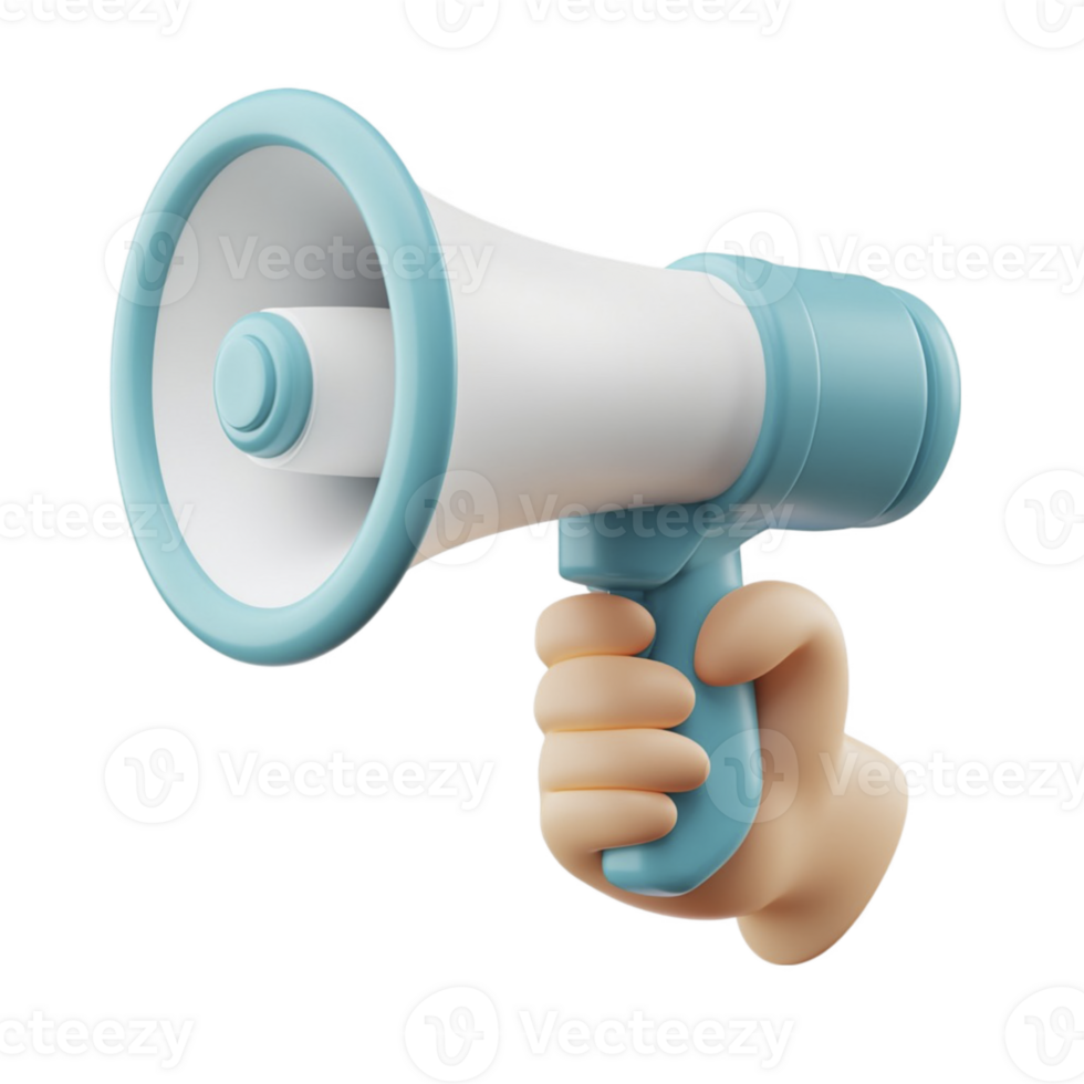 megaphone isolated on transparent background png