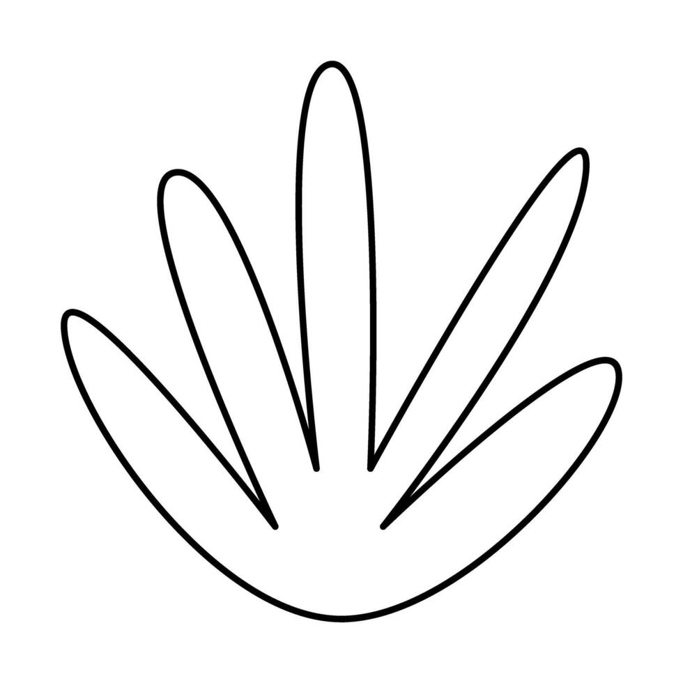 Hand Drawn Bizarre Abstract Geometric Unusual Shape vector