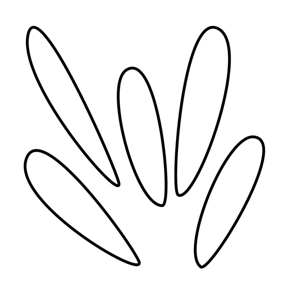 Hand Drawn Bizarre Abstract Geometric Unusual Shapes vector