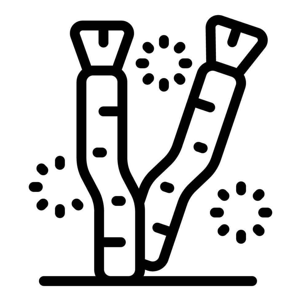 Firecrackers exploding with sparks during festivities, celebrating with pyrotechnics vector