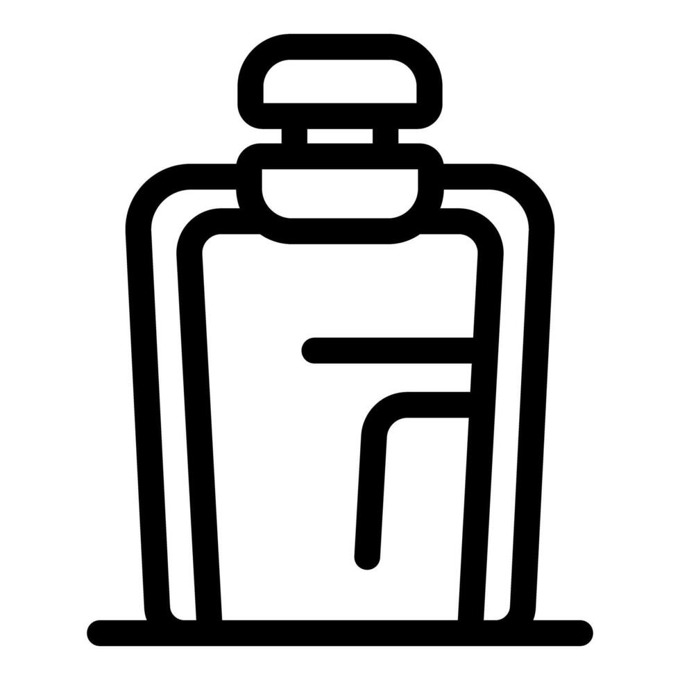 Sport water bottle with push button cap for easy hydration during workout vector