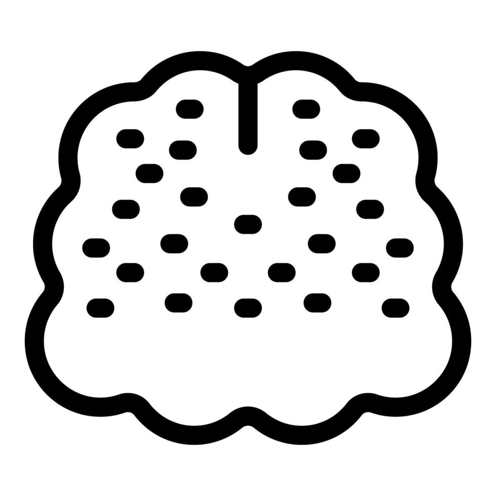 Brain power representing intelligence, creativity, and innovation vector