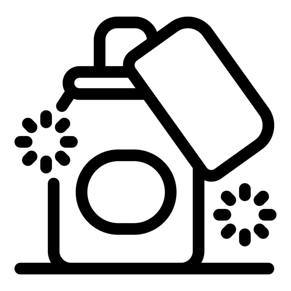 Spraying perfume bottle releasing fresh scent, elegance and fragrance vector