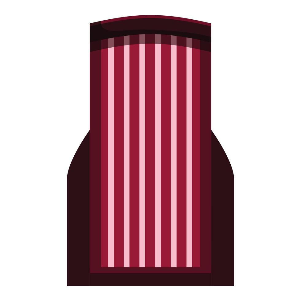 Elegant maroon vertical blinds creating privacy and style vector