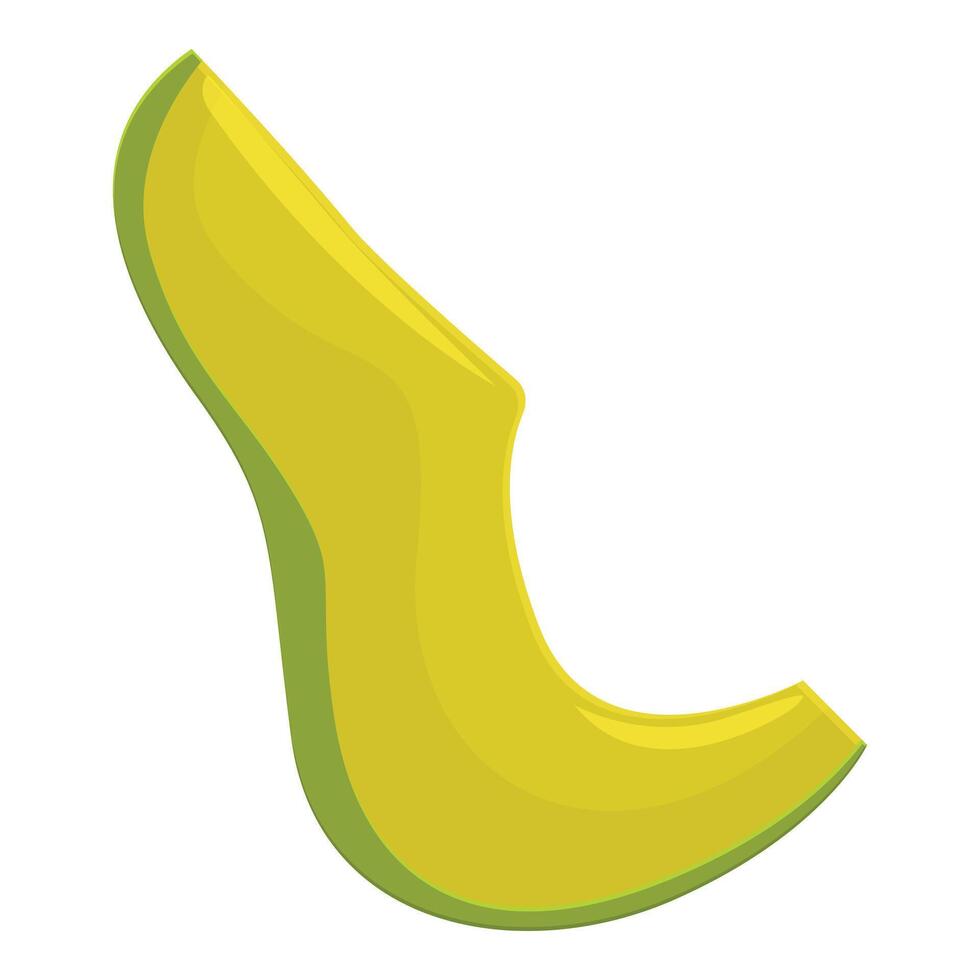 Sliced avocado showing delicious green pulp vector