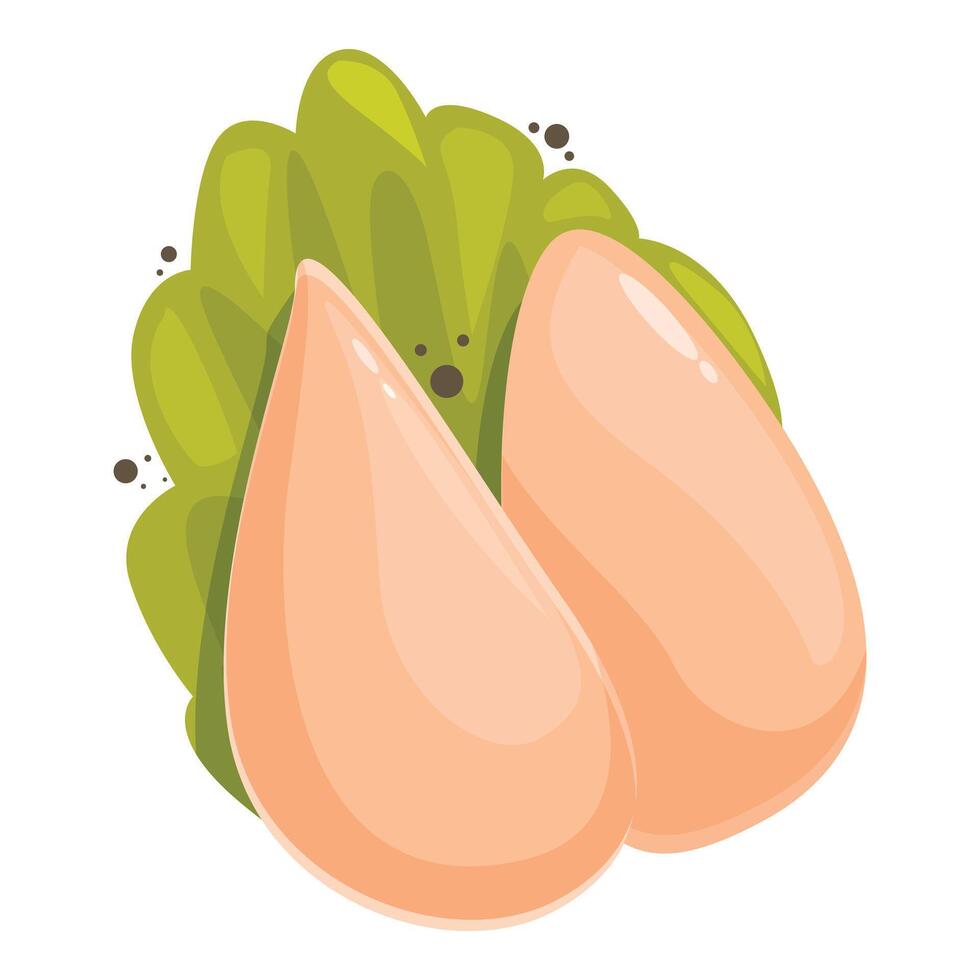Two chicken fillets lying on wasabi paste, creating culinary masterpiece vector