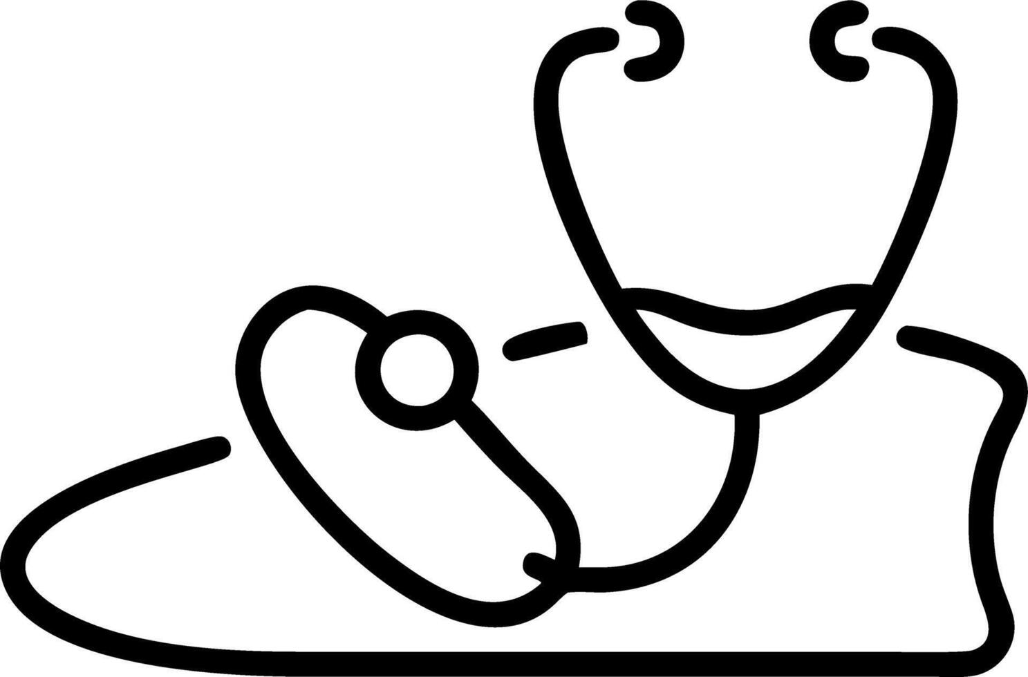 Glossy background with stethoscope resting on a soft blanket concept as A soft glossy surface featuring a stethoscope gently resting on a light colored blanket. The scene highlight vector