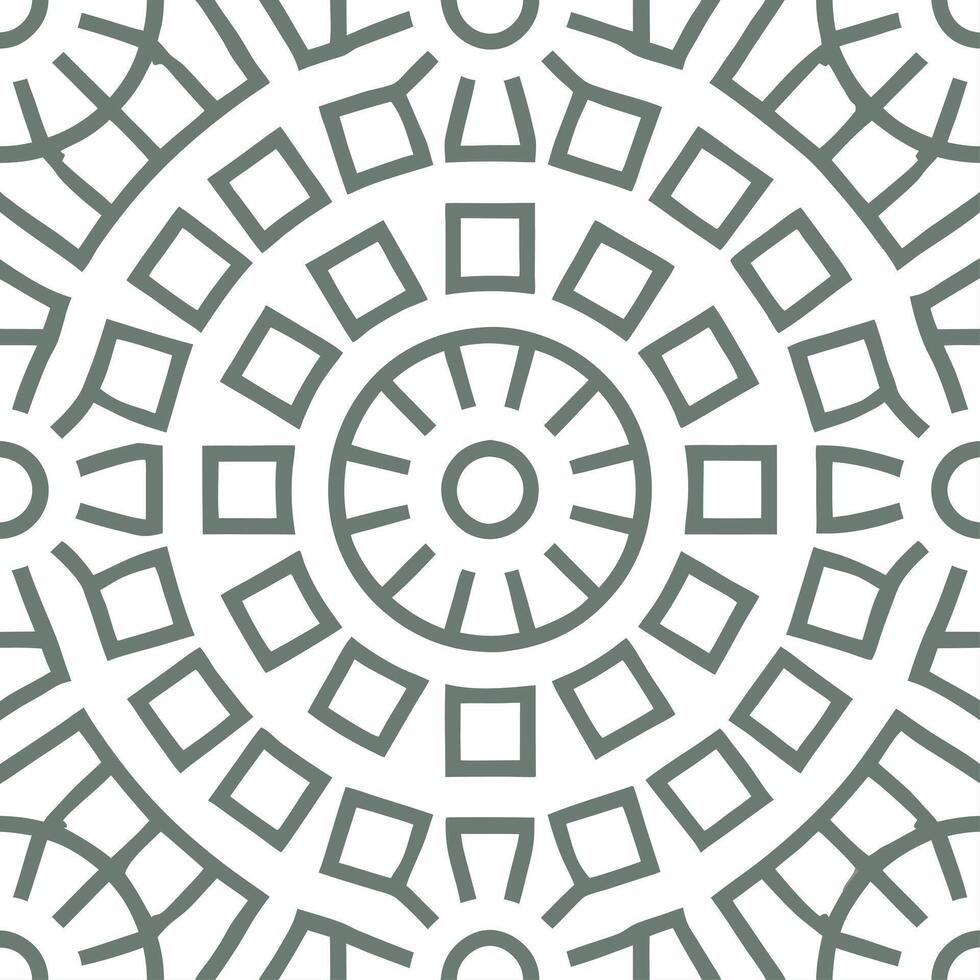 Geometric square swirl seamless pattern dynamic isolated white background perfect for energetic brand campaigns decorative home textiles concept as Dynamic swirl of geometric squar vector