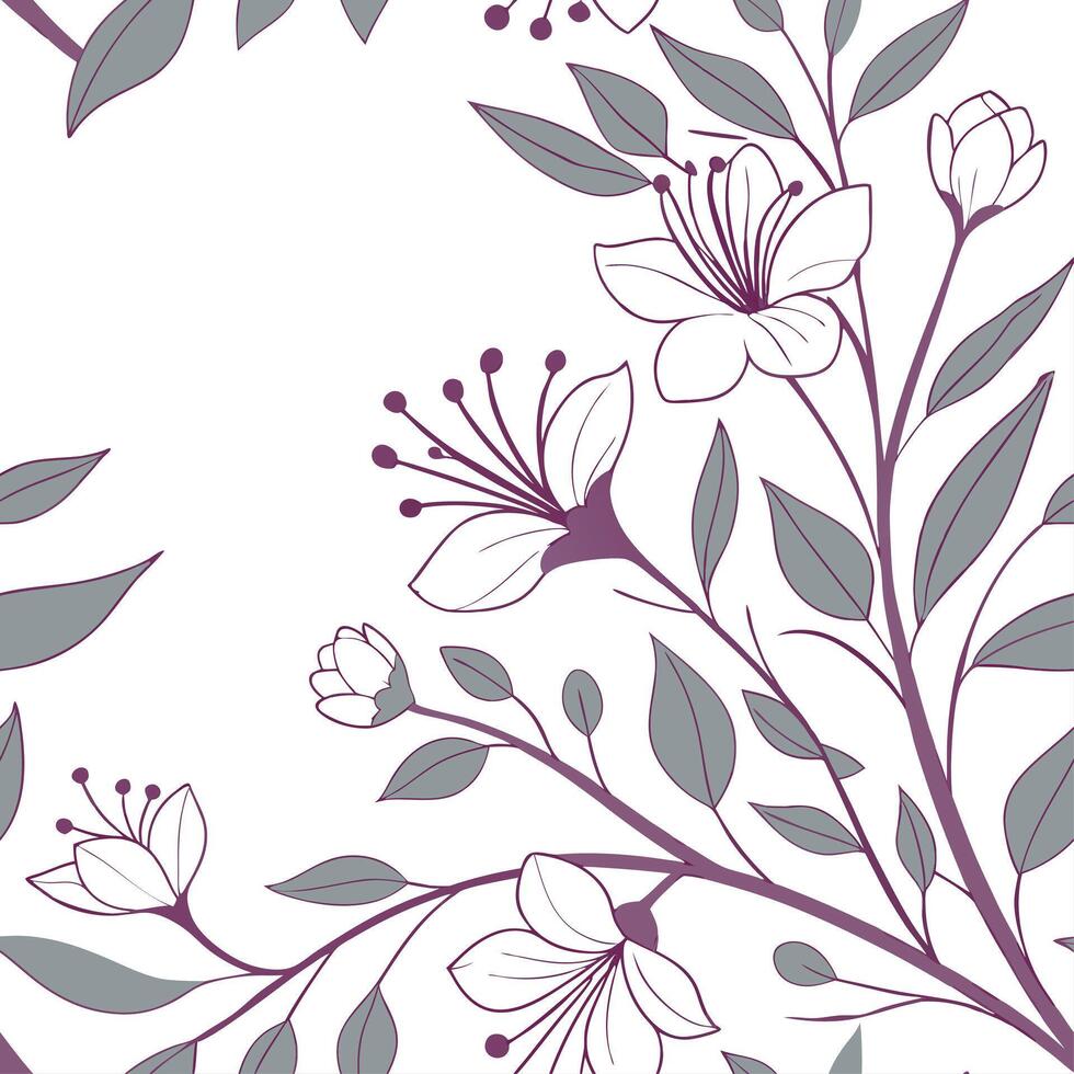 Symmetrical Floral Mandala Seamless Tile Pattern with Vibrant Hues for Spiritual and Decorative Settings Perfect for Photo Stock Concepts with Left Space vector