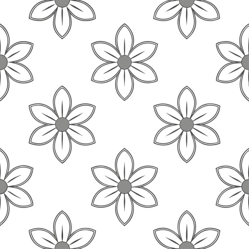 Ethereal silver Anemone seamless pattern with metallic shimmer on white background concept as Ethereal silver Anemone flowers with metallic shimmer creating delicate seamless patte vector