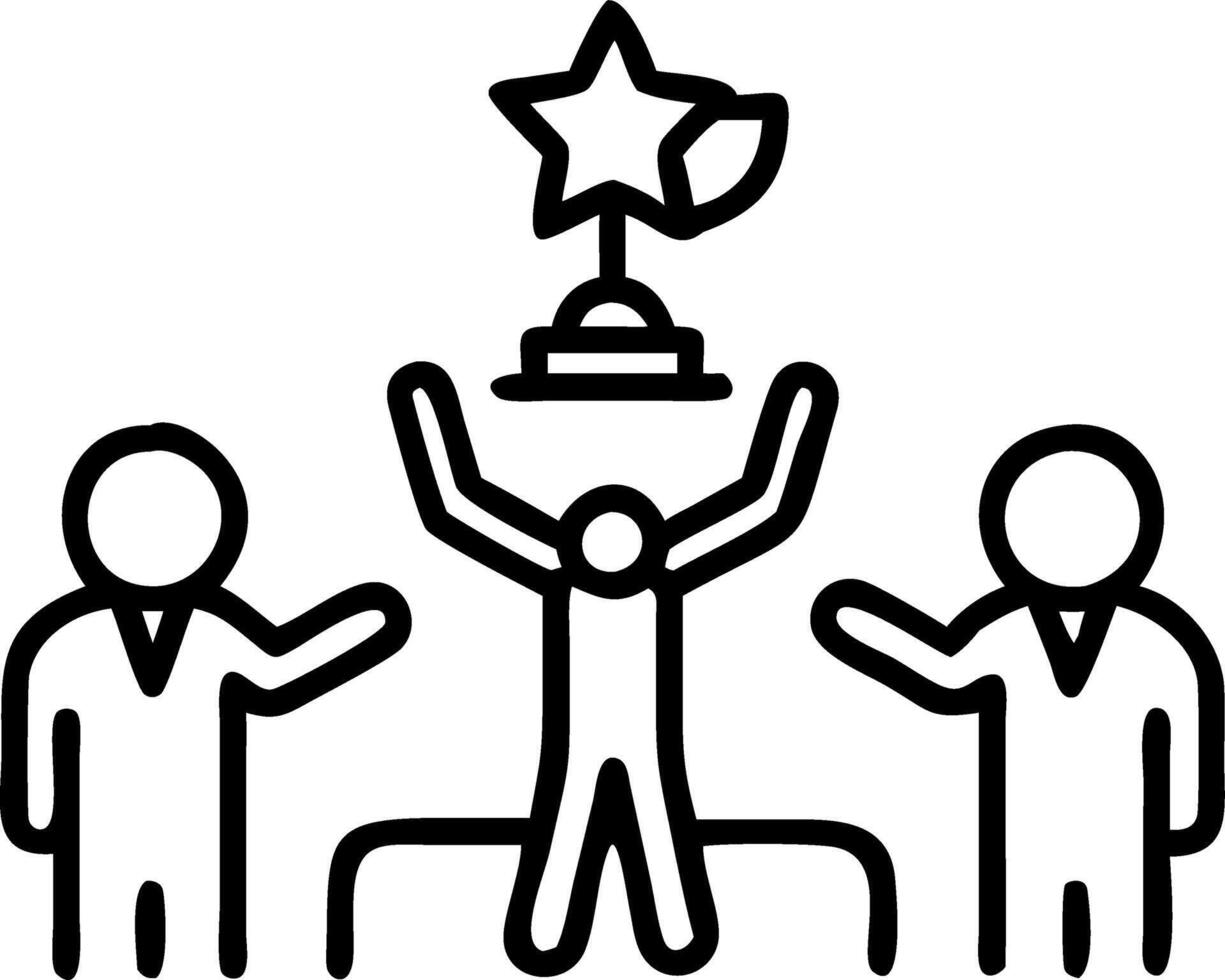 Candid Photo of Employees Receiving Award from Boss Celebrating Recognition, Achievement, and Leadership in a Workplace Ceremony Perfect for Professional Milestones in Photo Sto vector
