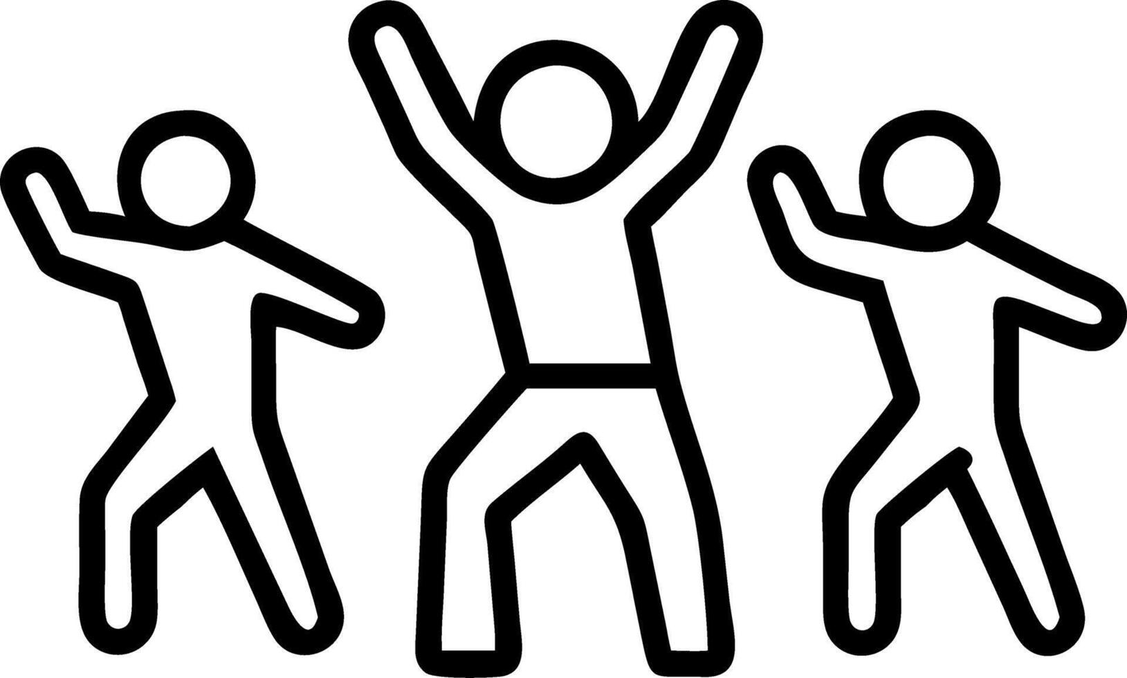 Candid Outdoor Aerobics Energizing Community Fitness in Nature vector