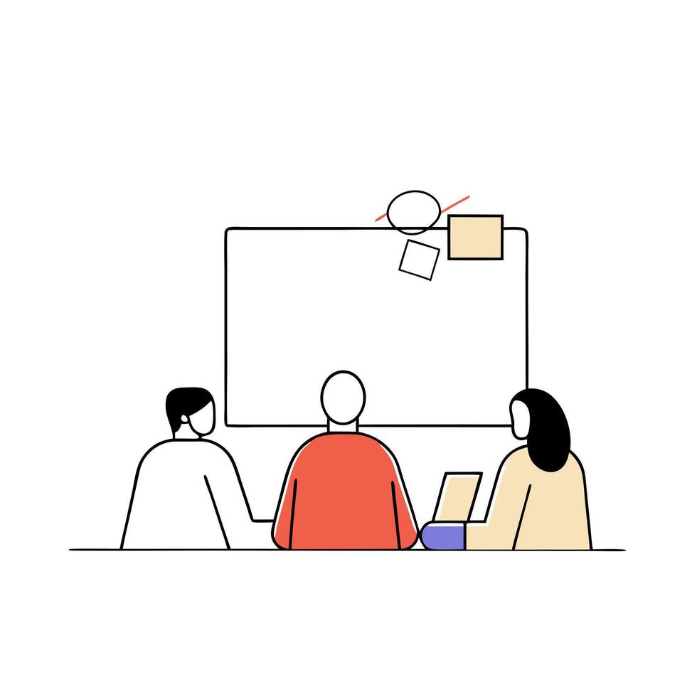 Candid Capture of a Creative Team in a Stand Up Meeting Engaging Office Collaboration and Brainstorming for Enhanced Communication in Photo Stock Concept vector