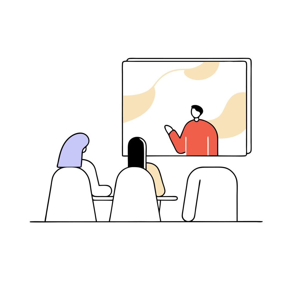 Empowering Business Coaching Sessions Modern Office Strategies vector